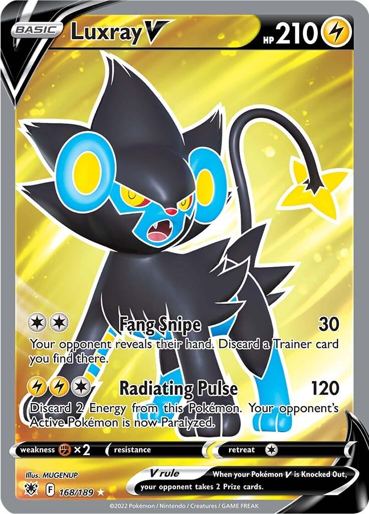 Luxray V (168/189) [Sword & Shield: Astral Radiance] - POKÉ JEUX