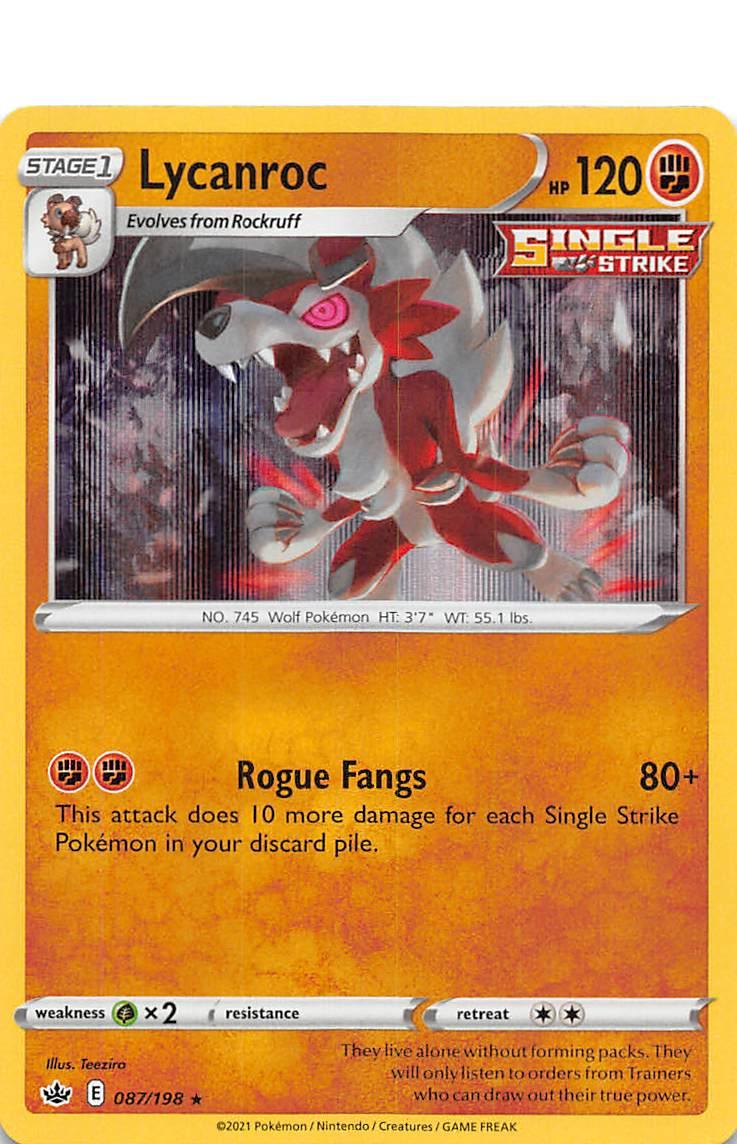 Lycanroc (087/198) [Sword & Shield: Chilling Reign] - POKÉ JEUX