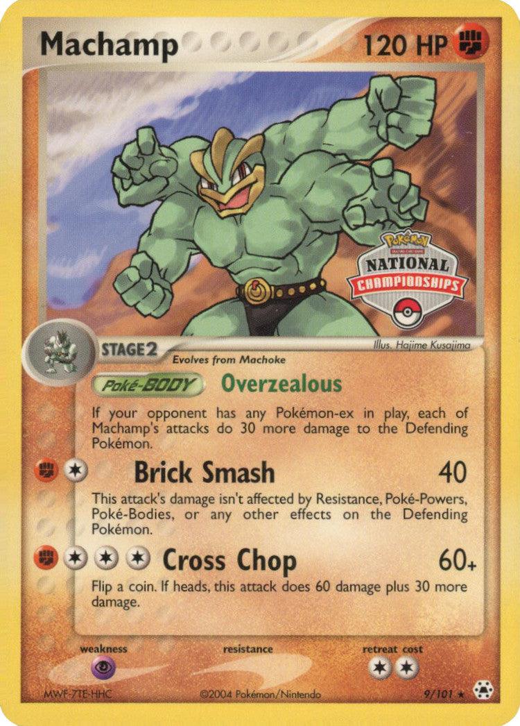 Machamp (9/101) (National Championships Promo) [EX: Hidden Legends] - POKÉ JEUX