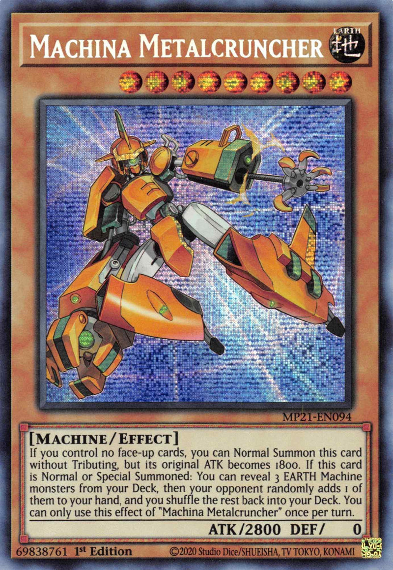 Machina Metalcruncher [MP21-EN094] Prismatic Secret Rare - POKÉ JEUX