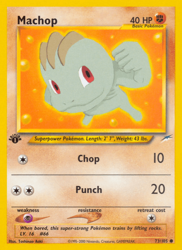 Machop (73/105) [Neo Destiny 1st Edition] - POKÉ JEUX