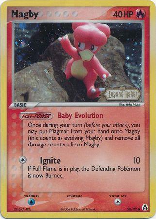 Magby (58/92) (Stamped) [EX: Legend Maker] - POKÉ JEUX