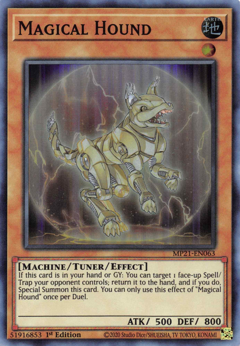 Magical Hound [MP21-EN063] Super Rare - POKÉ JEUX