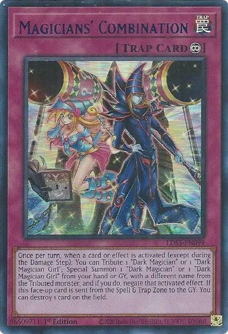 Magicians' Combination (Blue) [LDS3-EN099] Ultra Rare - POKÉ JEUX