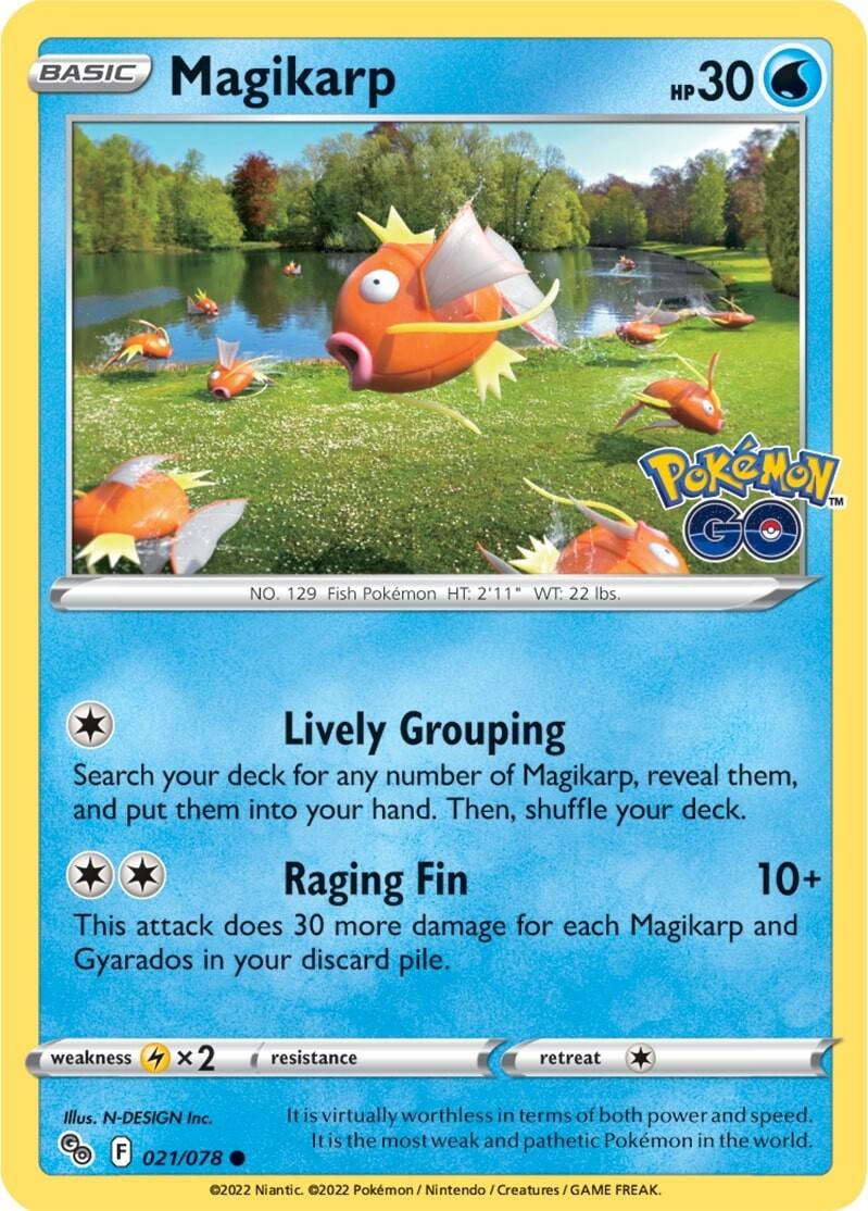 Magikarp (021/078) [Pokémon GO] - POKÉ JEUX