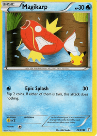 Magikarp (22/83) (20th Anniversary Stamp) [XY: Generations] - POKÉ JEUX