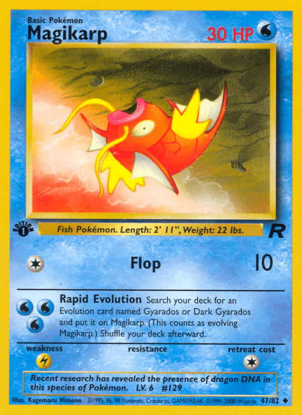 Magikarp (47/82) [Team Rocket 1st Edition] - POKÉ JEUX