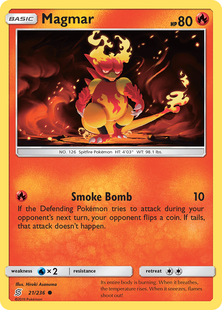 Magmar (21/236) [Sun & Moon: Unified Minds] - POKÉ JEUX