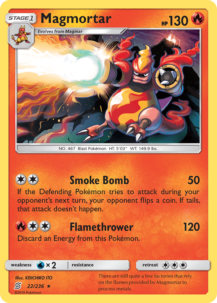 Magmortar (22/236) [Sun & Moon: Unified Minds] - POKÉ JEUX