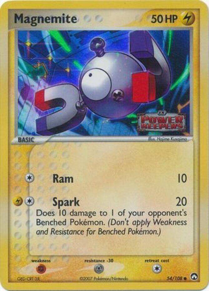 Magnemite (54/108) (Stamped) [EX: Power Keepers] - POKÉ JEUX