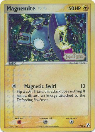 Magnemite (59/92) (Stamped) [EX: Legend Maker] - POKÉ JEUX