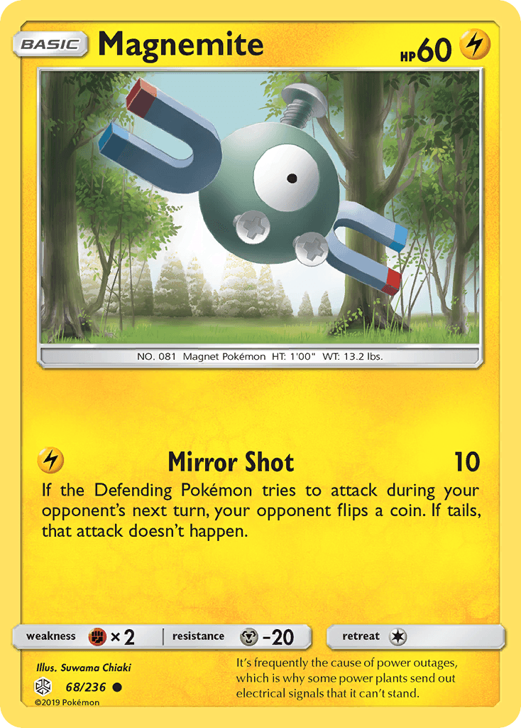 Magnemite (68/236) [Sun & Moon: Cosmic Eclipse] - POKÉ JEUX