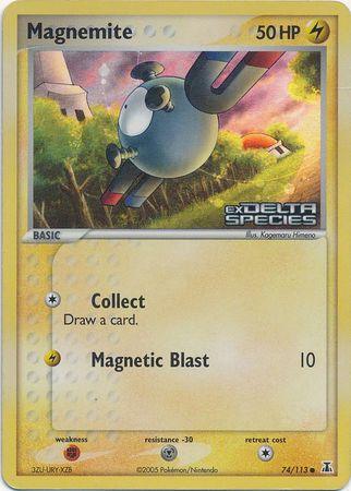 Magnemite (74/113) (Stamped) [EX: Delta Species] - POKÉ JEUX