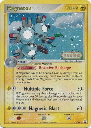 Magneton (22/92) (Stamped) [EX: Legend Maker] - POKÉ JEUX