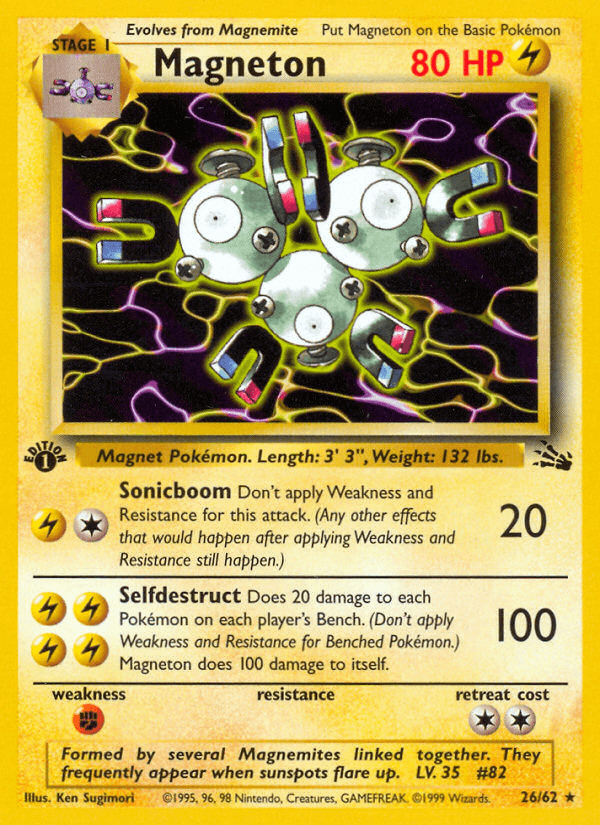 Magneton (26/62) [Fossil 1st Edition] - POKÉ JEUX