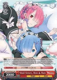 Maid Sisters, Rem & Ram (RZ/S55-E031S SR) [Re:ZERO Vol.2] - POKÉ JEUX