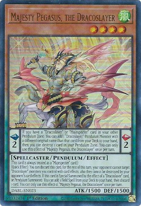 Majesty Pegasus, the Dracoslayer [DABL-EN023] Ultra Rare - POKÉ JEUX