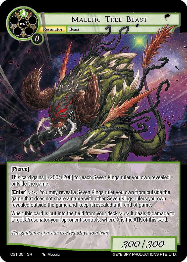 Malefic Tree Beast (CST-051 SR) [Clash of the Star Trees] - POKÉ JEUX