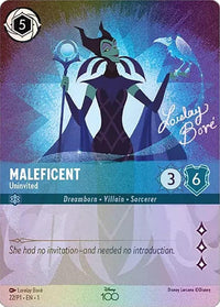 Maleficent - Uninvited (Alternate Art) (22) [Disney100 Promos] - POKÉ JEUX