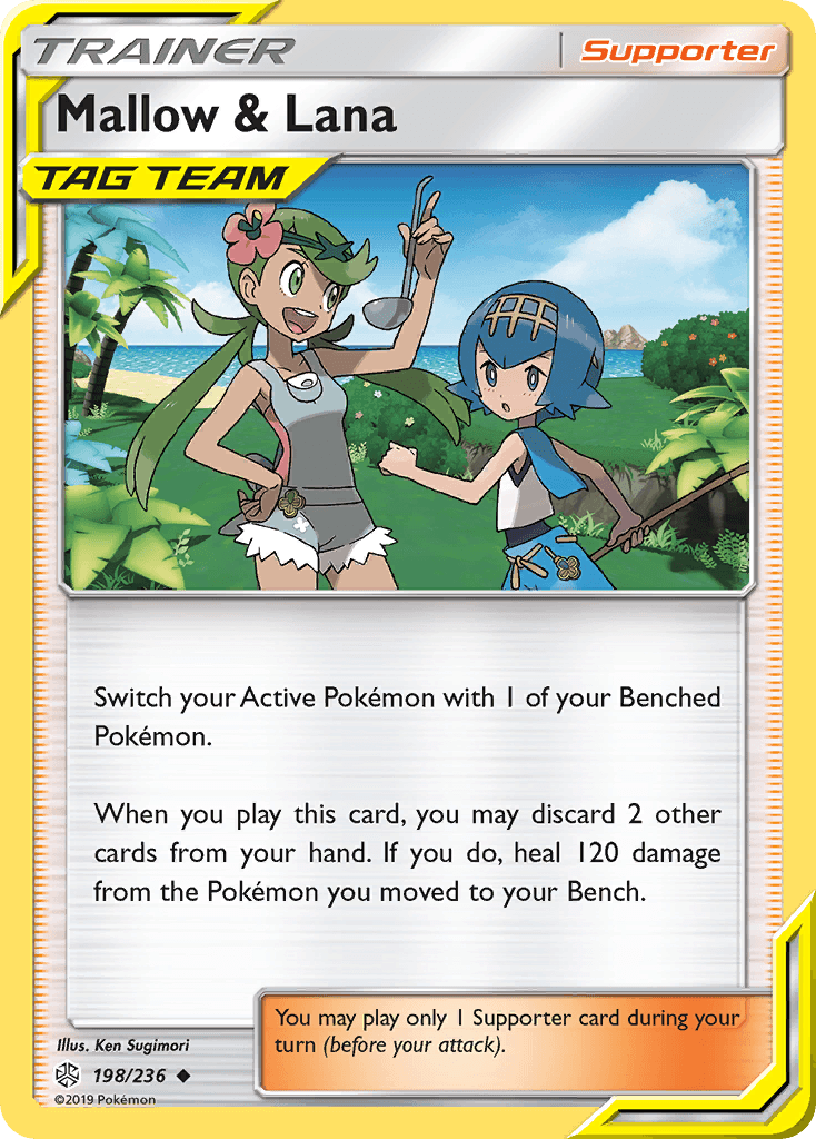 Mallow & Lana (198/236) [Sun & Moon: Cosmic Eclipse] - POKÉ JEUX