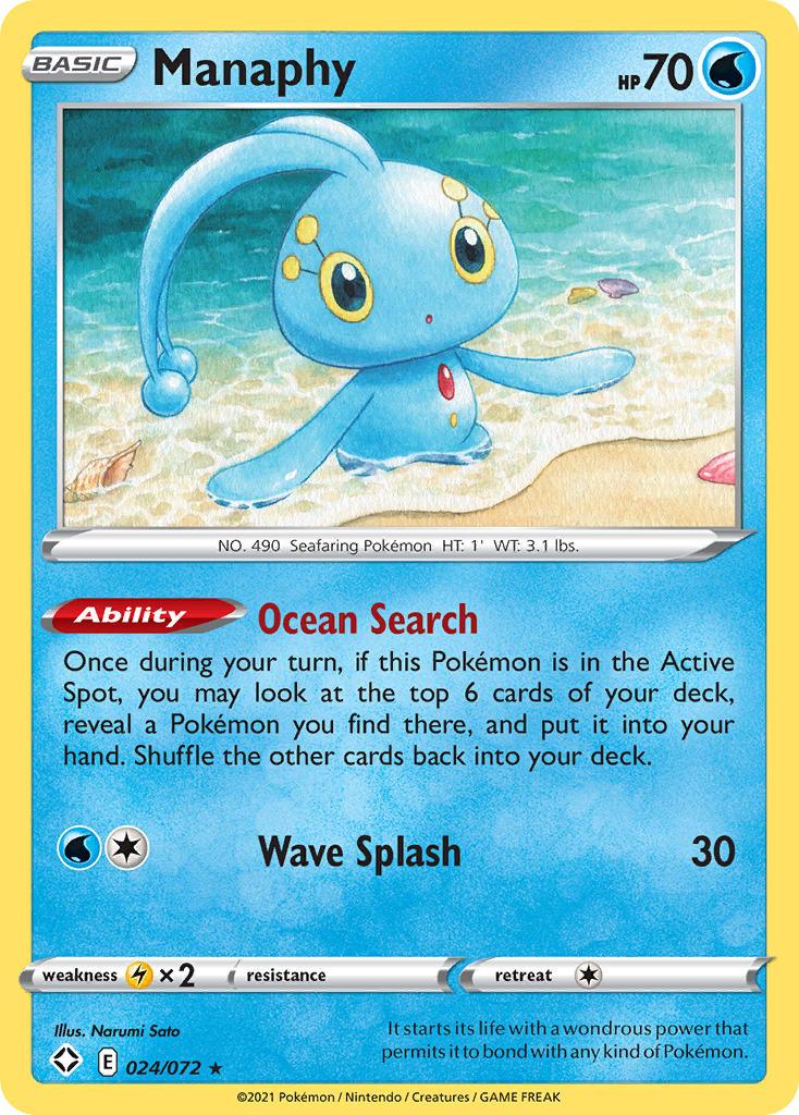 Manaphy (024/072) [Sword & Shield: Shining Fates] - POKÉ JEUX