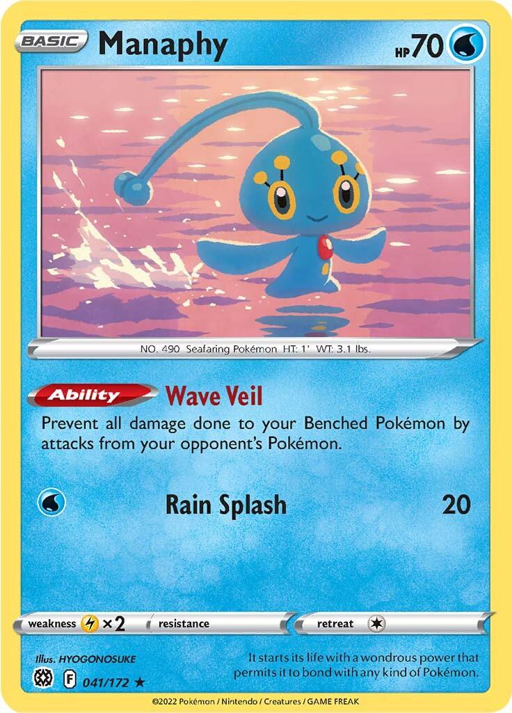 Manaphy (041/172) [Sword & Shield: Brilliant Stars] - POKÉ JEUX