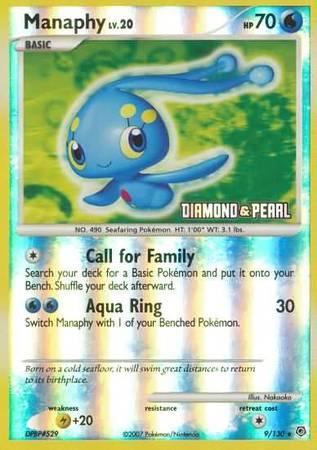 Manaphy (9/130) [Burger King Promos: 2008 Collection] - POKÉ JEUX