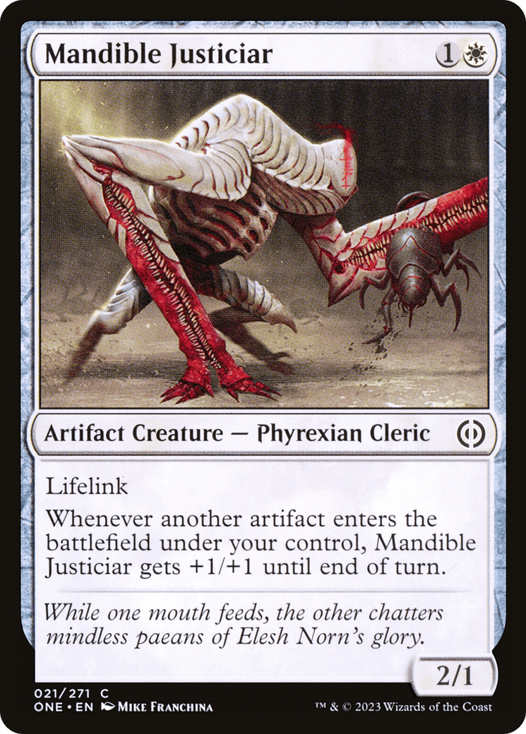 Mandible Justiciar [Phyrexia: All Will Be One] - POKÉ JEUX