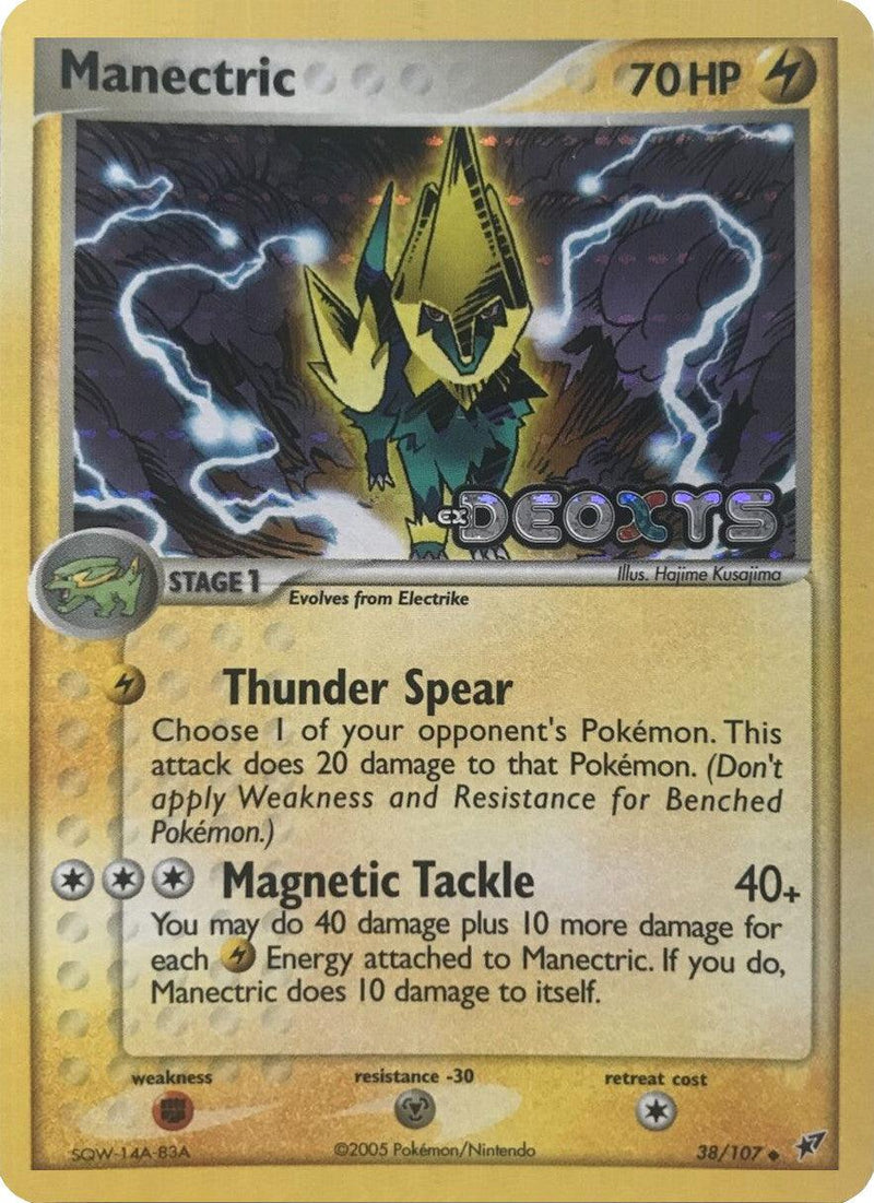 Manectric (38/107) (Stamped) [EX: Deoxys] - POKÉ JEUX