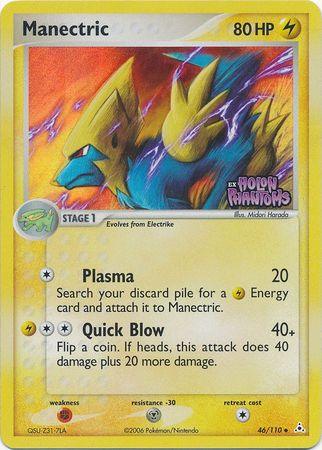 Manectric (46/110) (Stamped) [EX: Holon Phantoms] - POKÉ JEUX