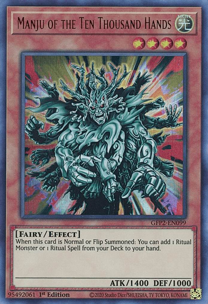 Manju of the Ten Thousand Hands [GFP2-EN099] Ultra Rare - POKÉ JEUX