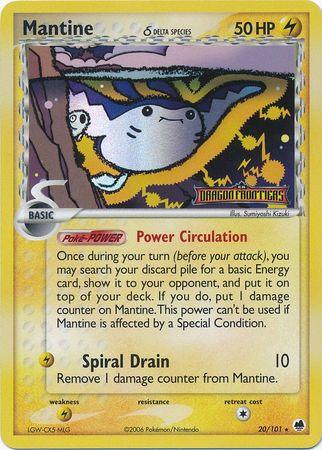 Mantine (20/101) (Delta Species) (Stamped) [EX: Dragon Frontiers] - POKÉ JEUX