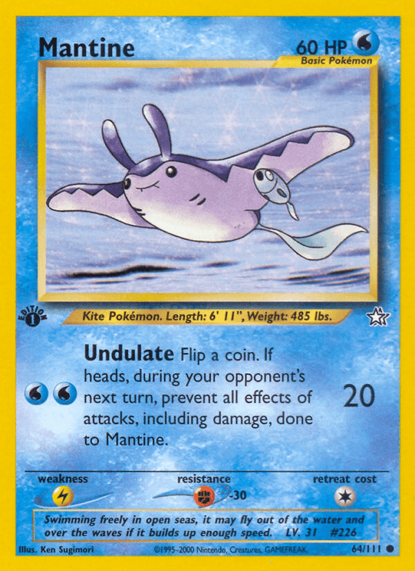 Mantine (64/111) [Neo Genesis 1st Edition] - POKÉ JEUX