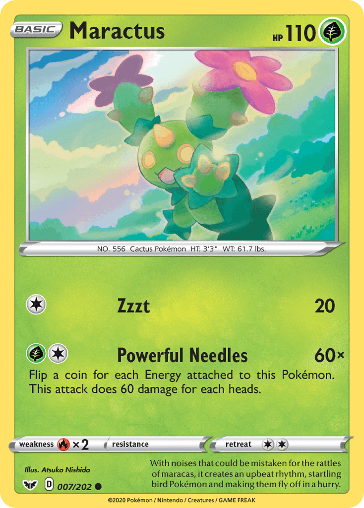 Maractus (007/202) [Sword & Shield: Base Set] - POKÉ JEUX