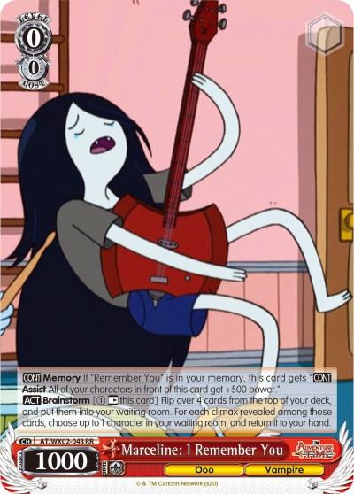 Marceline: I Remember You (AT/WX02-043 RR) [Adventure Time] - POKÉ JEUX