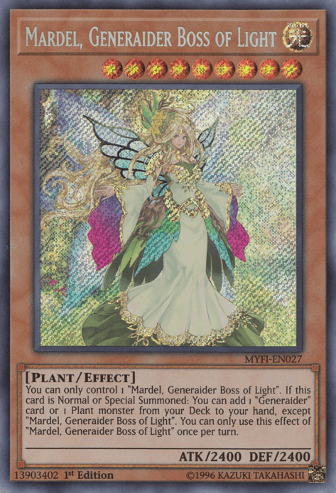 Mardel, Generaider Boss of Light [MYFI-EN027] Secret Rare - POKÉ JEUX