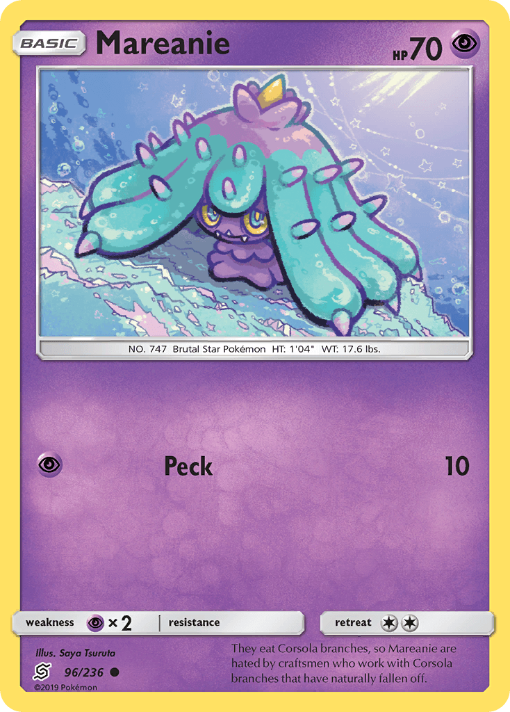 Mareanie (96/236) [Sun & Moon: Unified Minds] - POKÉ JEUX