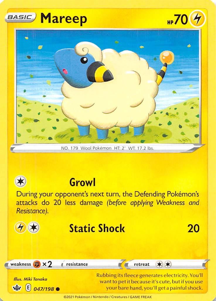 Mareep (047/198) [Sword & Shield: Chilling Reign] - POKÉ JEUX