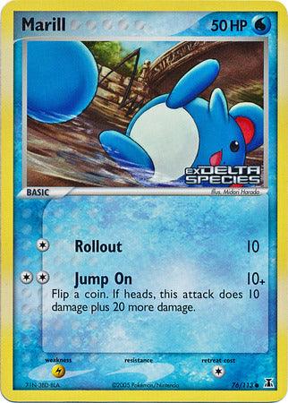 Marill (76/113) (Stamped) [EX: Delta Species] - POKÉ JEUX