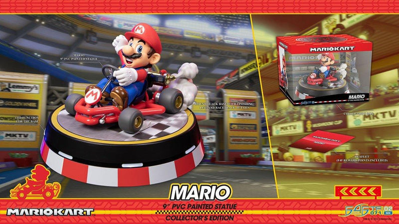 MARIO KART Mario Collectors Edition PVC Statue - POKÉ JEUX