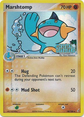 Marshtomp (38/100) (Stamped) [EX: Crystal Guardians] - POKÉ JEUX