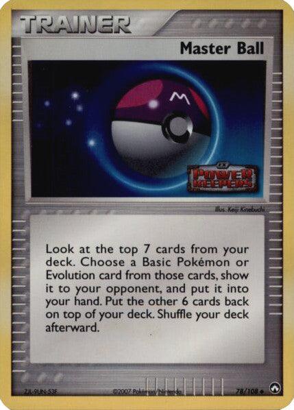 Master Ball (78/108) (Stamped) [EX: Power Keepers] - POKÉ JEUX