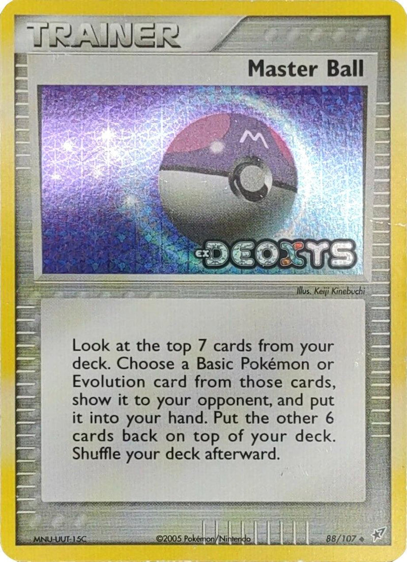 Master Ball (88/107) (Stamped) [EX: Deoxys] - POKÉ JEUX