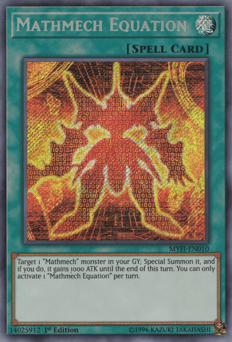 Mathmech Equation [MYFI-EN010] Secret Rare - POKÉ JEUX