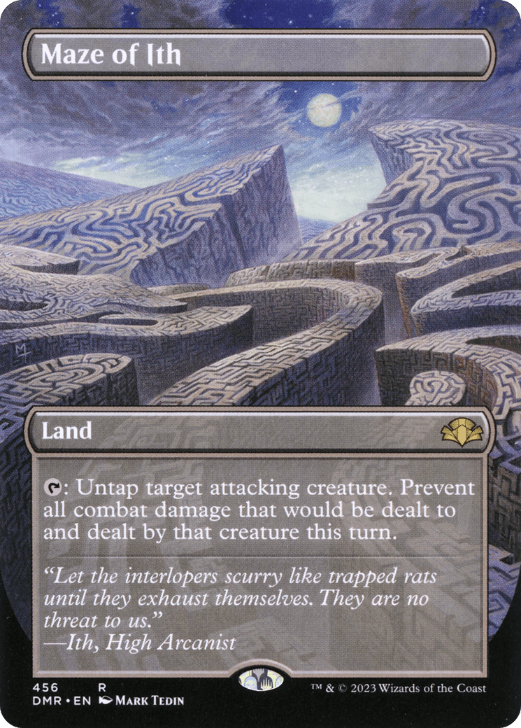 Maze of Ith (Borderless Alternate Art) [Dominaria Remastered] - POKÉ JEUX