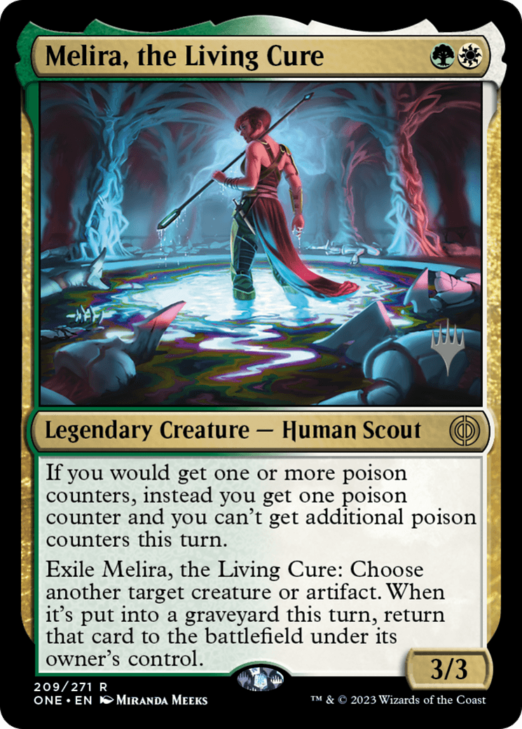 Melira, the Living Cure (Promo Pack) [Phyrexia: All Will Be One Promos] - POKÉ JEUX