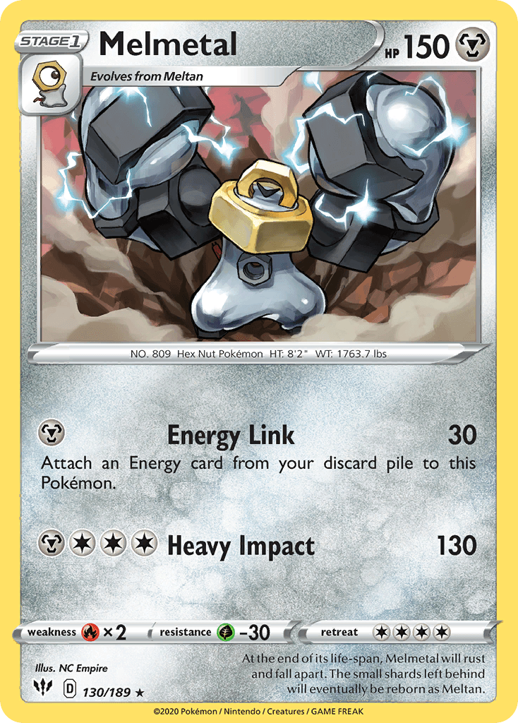 Melmetal (130/189) [Sword & Shield: Darkness Ablaze] - POKÉ JEUX