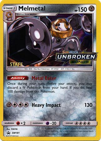 Melmetal (SM181) (Staff Prerelease Promo) [Sun & Moon: Black Star Promos] - POKÉ JEUX