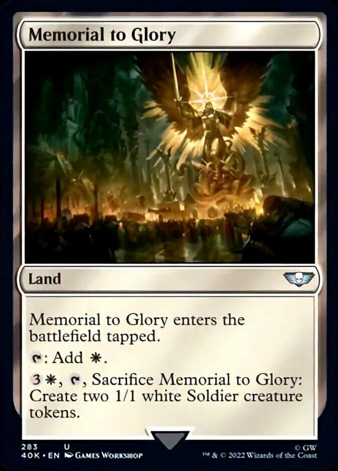 Memorial to Glory (Surge Foil) [Warhammer 40,000] - POKÉ JEUX