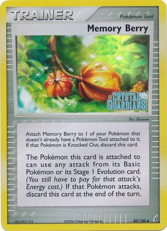 Memory Berry (80/100) (Stamped) [EX: Crystal Guardians] - POKÉ JEUX